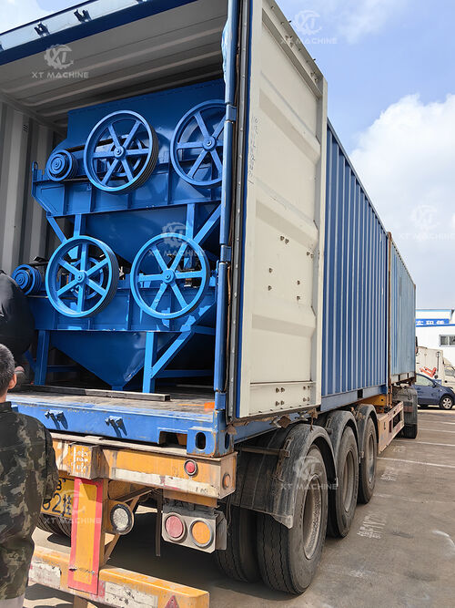 Máy bóc vỏ đậu phộng được vận chuyển thành công đến Ấn Độ