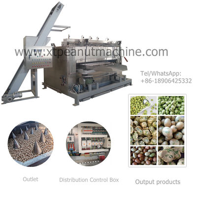 Giá tốt. 304 Stainless Steel Nuts Roaster Machine with 50kg/h Capacity and 220V/380V Voltage for Even Heating trực tuyến