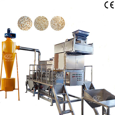 Giá tốt. Máy cắt hạt bốn giai đoạn với sưởi ấm khí LNG / LPG cho đậu phộng trực tuyến