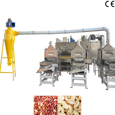 Giá tốt. 1000kg/h SUS304 Industrial Grade Split Peanut Blanching Machine trực tuyến