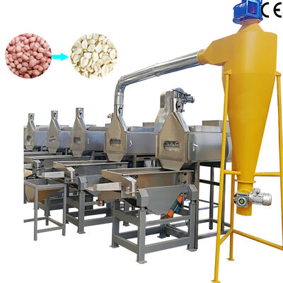 Giá tốt. 500-1000kg/h SUS304 Máy làm trắng đậu phộng chia đứt Máy làm da đậu phộng để chế biến hạt trực tuyến