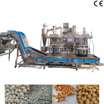 Giá tốt. Bán hàng trực tiếp từ nhà máy Máy phủ hạt 500kg/h-1000kg/h Máy làm đậu phộng phủ trực tuyến