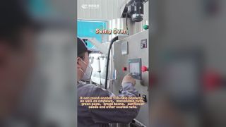 Lò nướng đậu phộng phủ xoay hoàn toàn tự động: đậu phộng da cá giòn và không dính vào răng