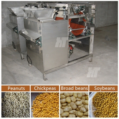 Giá tốt. Máy bóc vỏ lạc ướt 250kg / H Máy bóc vỏ hạnh nhân Chickpeas trực tuyến