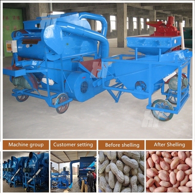 Giá tốt. Máy tách vỏ đậu phộng công nghiệp 11,5kw Máy ​​tách vỏ đậu phộng 1000Kg / H trực tuyến
