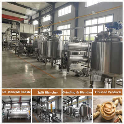 Giá tốt. Máy xay bơ đậu phộng LNG Máy sản xuất bơ đậu phộng thương mại 700kg / H trực tuyến
