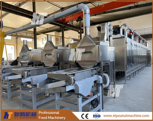 Giá tốt. Máy tách vỏ lạc rang một nửa Máy bóc vỏ lạc 800kg / h trực tuyến