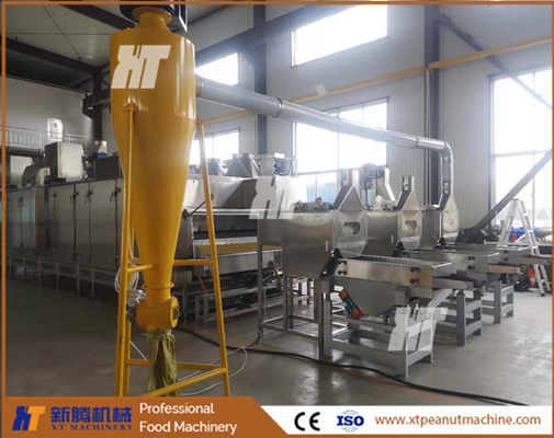 Máy chế biến lạc lốc xoáy Máy bóc vỏ lạc rang SUS304