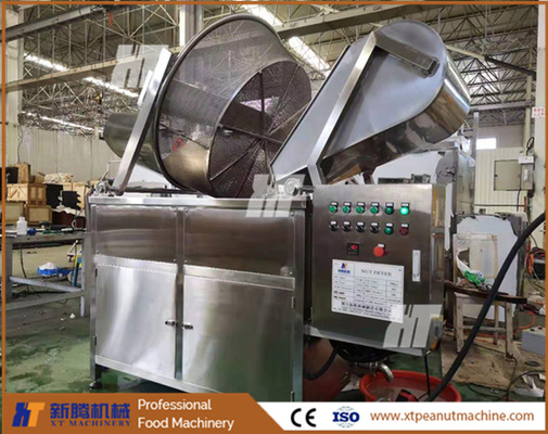 Giá tốt. Máy chiên đậu phộng bằng thép không gỉ 304 Cấp thực phẩm Máy chiên hạt điều hạnh nhân trực tuyến