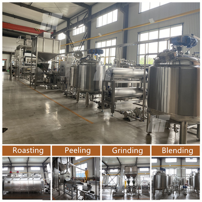 Giá tốt. Dây chuyền sản xuất bơ đậu phộng 300-2000KG/H Máy xay bơ đậu phộng LNG trực tuyến