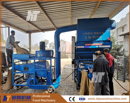 Giá tốt. Máy tách vỏ đậu phộng bằng thép carbon Máy loại bỏ vỏ lạc bằng điện trực tuyến