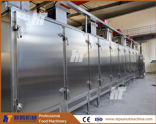 Thiết bị rang hạt liên tục Máy rang hạt điều điện