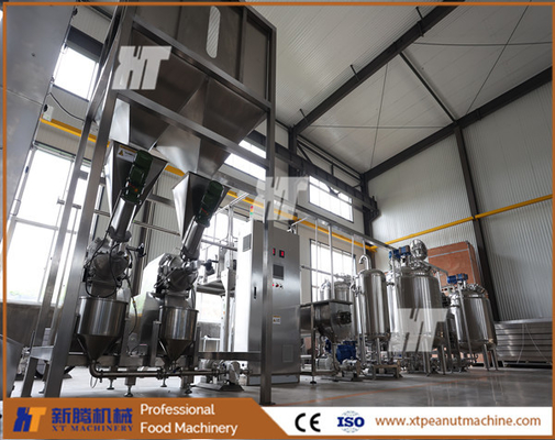 Giá tốt. Dây chuyền sản xuất bơ đậu phộng cấp thực phẩm 304 Máy nghiền bơ đậu phộng 400kg trực tuyến