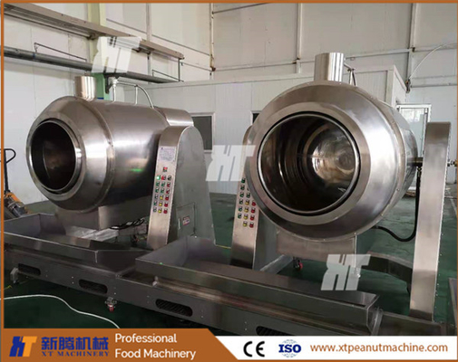 Giá tốt. Máy phủ đường hạt cải dầu SUS304 Máy tráng kẹo trực tuyến