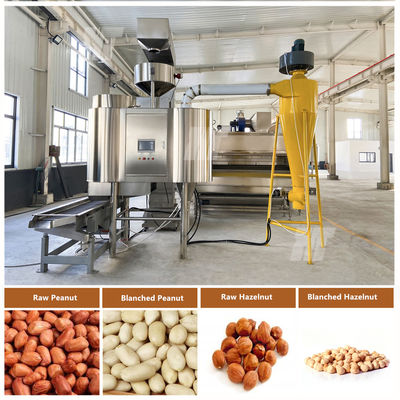 500kg Electric Heating Peanut Blancher nâng cao