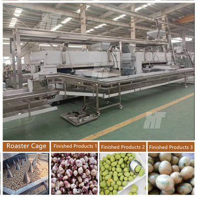 Giá tốt. Máy rang hạt nướng đá 50kg Máy rang hạt hạnh nhân Hazelnut Swing đậu phộng trực tuyến
