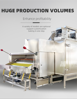 An toàn thực phẩm hạt liên tục Nấm nướng nướng nướng nướng nướng 2000KG/h