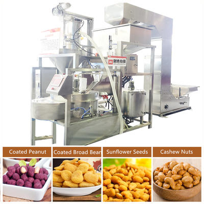 Giá tốt. Tinh bột / bột / đường chất lỏng hương vị lớp phủ đậu phộng làm máy trực tuyến