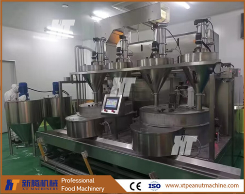 Máy chế biến bánh mì đậu phộng tự động đa năng cho đậu phộng có hương vị