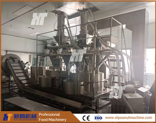 Giá tốt. Tinh bột / bột / đường lớp lỏng đậu phộng / hạt khác đậu máy 300Kg / giờ trực tuyến