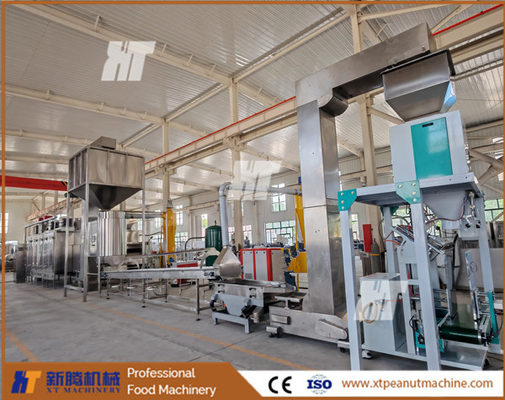 Giá tốt. Đường dây sản xuất rang đậu phộng tự động và làm trắng trực tuyến