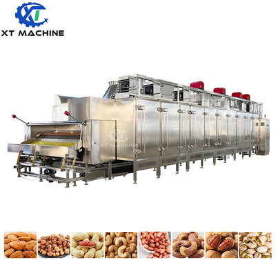 1000kg/h máy rang đậu phộng hoàn toàn tự động loại đai máy rang đậu phộng