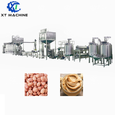 Nhà máy bán trực tiếp chất lượng cao Bơ đậu phộng giòn dây chuyền sản xuất bơ đậu phộng hỗn hợp bể máy làm bơ đậu phộng