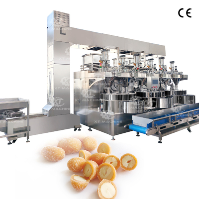 Công suất lớn và hiệu quả cao 3 trạm Máy sơn tự động Máy sơn hạt hạt hạt dưa hấu và hạt dưa hấu
