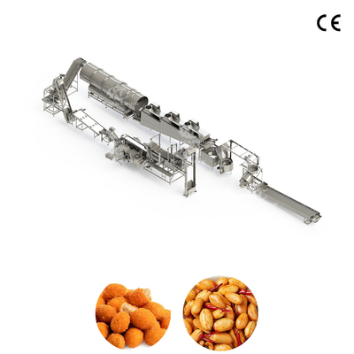 Máy chiên hạt công nghiệp Máy chiên đậu phộng Cashew Chiên dây chuyền sản xuất