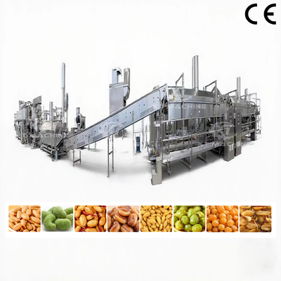 Giá tốt. Máy chiên liên tục tự động hoàn toàn cho dây chuyền sản xuất chiên đậu phộng/hạt điều/đậu răng ngựa trực tuyến