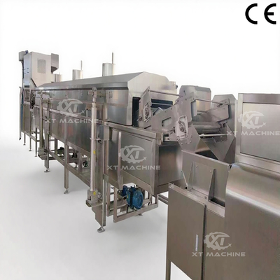 Giá tốt. Máy chiên liên tục bằng thép không gỉ cho đậu phộng và hạt dẻo ở 0.6-0.8Mpa trực tuyến