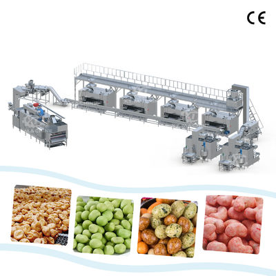 Giá tốt. Dự án chìa khóa hoàn chỉnh Máy phủ và rang đậu phộng công nghiệp Dòng 304 Trực tuyến