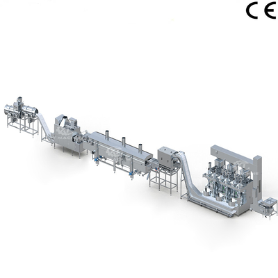 Giá tốt. Dây chuyền sản xuất chiên và bao phủ lạc nhân tự động hoàn toàn trực tuyến