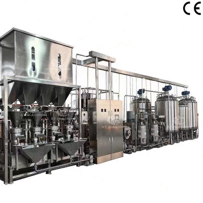 Giá tốt. Máy làm bơ đậu phộng hoàn toàn tự động bằng thép không gỉ 304 Dây chuyền sản xuất bơ đậu phộng Máy nghiền bơ đậu phộng trực tuyến