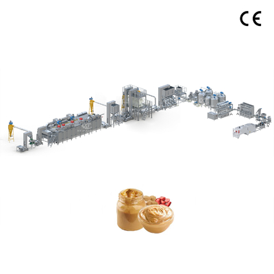 Giá tốt. Dây chuyền sản xuất bơ đậu phộng giòn với chức năng khử khí, có bồn trộn và máy làm trực tuyến