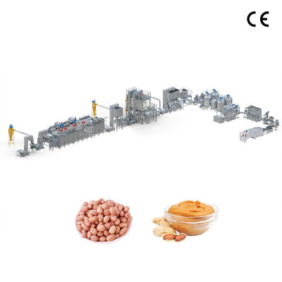 Giá tốt. Đường dây sản xuất bột đậu phộng hoàn toàn tự động / kẹo khô / bơ hạnh nhân với nghiền hai giai đoạn và điều khiển PLC trực tuyến