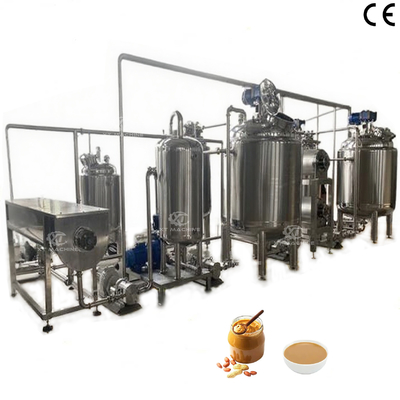 Giá tốt. 2000kg / h hiệu quả cao dây chuyền sản xuất bơ đậu phộng hoàn toàn tự động áp dụng kiểm soát chương trình PLC và dễ vận hành trực tuyến