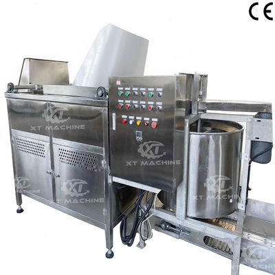 Máy nướng hạt đậu phộng bột phủ bột tự động