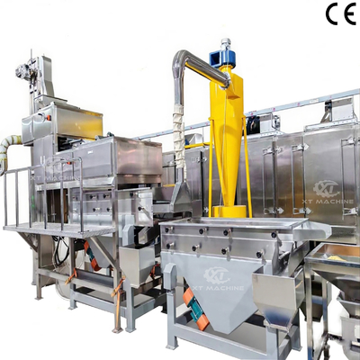 Giá tốt. Máy nghiền đậu phộng tự động 500kg/h Máy cắt đậu phộng Máy nghiền hạt trực tuyến