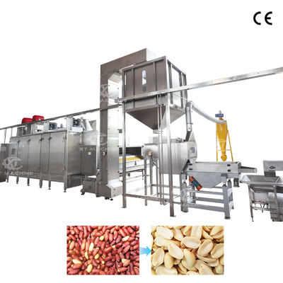 Giá tốt. Nhà máy bán trực tiếp chất lượng cao Split đậu phộng máy làm trắng Máy xẻ không khí trực tuyến