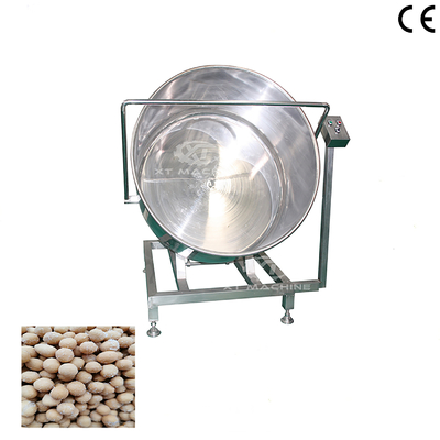 Giá tốt. Máy sơn bột hạt hạnh nhân đơn SUS304 Máy sơn bột tự động 0,55kw Với phương pháp sưởi ấm bằng điện trực tuyến