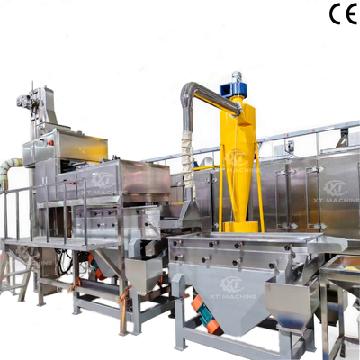 Giá tốt. Bộ làm sạch không khí đậu phộng tự động đầy đủ cho ngành công nghiệp thực phẩm 800-1000kg / h Capacity 100% Breaking Rate trực tuyến