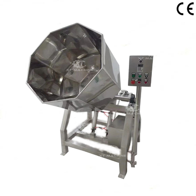 S304 Máy gia vị đồ ăn nhẹ hình tám góc Máy trộn thực phẩm 500kg/h