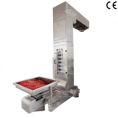 Giá tốt. Thang tải chữ Z bằng thép không gỉ thực phẩm 304 1000kg/h Dây chuyền đóng gói chuyển tải dọc cho trái cây/rau củ/ngũ cốc/các loại hạt trực tuyến