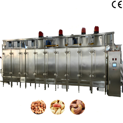 Giá tốt. Máy rang hạt 500kg/h điều khiển bằng PLC cho sử dụng công nghiệp trực tuyến
