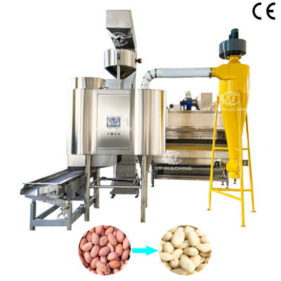 Giá tốt. Thiết bị làm da đậu phộng và chế biến hạt thương mại với 500-2000 kg/h cho các nhà máy chế biến hạt trực tuyến