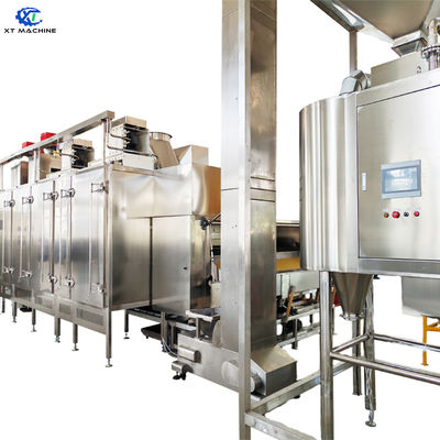 1000-1200 kg/h Dòng sản xuất đậu phộng trắng phù hợp với sử dụng trong nhà máy