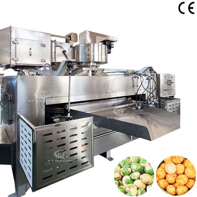 Máy bóc vỏ đậu Hà Lan với lớp phủ sáp, bắp cải biển, sản xuất barbekyu với năng suất 100 kg/giờ, máy bóc vỏ đậu Hà Lan và hạt điều đang được bóc vỏ