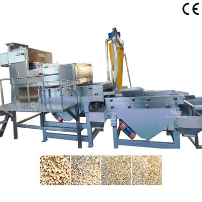 Máy cắt đứt hạt đậu phộng / hạt cachew điện năng có tiếng ồn thấp Máy cắt đậu phộng với 500kg / h-1000kg / h Công suất chế biến hạt