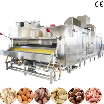 Giá tốt. Customizable 300kg/h-1000kg/h Continuous Belt Type Roasting Machine with Natural Gas or LPG Heating trực tuyến